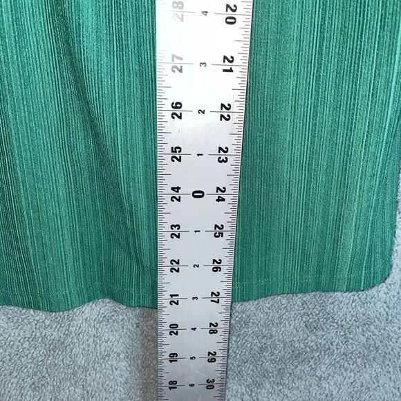 Time And Tru Swimwear Womens 3X Green Tankini Stretch Swim Top Beach Vacation - Picture 5 of 9